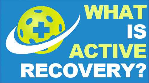 Title slide with logo and words "What is active recovery?"